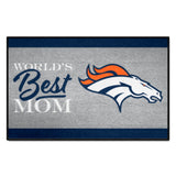 Denver Broncos World's Best Mom Starter Mat Accent Rug - 19in. x 30in.