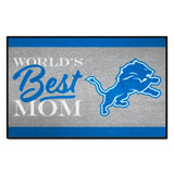 Detroit Lions World's Best Mom Starter Mat Accent Rug - 19in. x 30in.