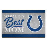 Indianapolis Colts World's Best Mom Starter Mat Accent Rug - 19in. x 30in.