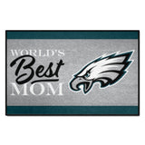 Philadelphia Eagles World's Best Mom Starter Mat Accent Rug - 19in. x 30in.