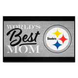 Pittsburgh Steelers World's Best Mom Starter Mat Accent Rug - 19in. x 30in.