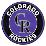 Colorado Rockies Roundel Rug - 27in. Diameter