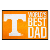 Tennessee Volunteers Starter Mat Accent Rug - 19in. x 30in. World's Best Dad Starter Mat