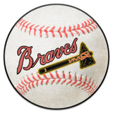 Boston Braves Baseball Rug - 27in. Diameter