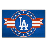 Los Angeles Dodgers Starter Mat Accent Rug - 19in. x 30in. Patriotic Starter Mat