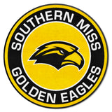 Southern Miss Golden Eagles Roundel Rug - 27in. Diameter