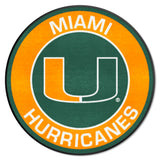 Miami Hurricanes Roundel Rug - 27in. Diameter