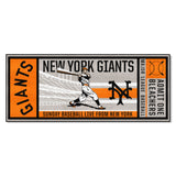 New York Giants Ticket Runner Rug - 30in. x 72in.1947
