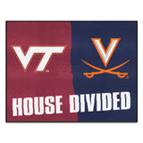 House Divided - Virginia Tech / Virginia Rug 34 in. x 42.5 in.