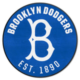 Brooklyn Dodgers Roundel Rug - 27in. Diameter 1949 Retro Logo