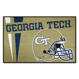 Georgia Tech Yellow Jackets Starter Mat Accent Rug - 19in. x 30in., Unifrom Design