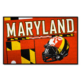 Maryland Terrapins Starter Mat Accent Rug - 19in. x 30in., Unifrom Design