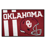Oklahoma Sooners Starter Mat Accent Rug - 19in. x 30in., Unifrom Design