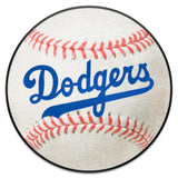 Brooklyn Dodgers Baseball Rug - 27in. Diameter 1949 Retro Logo