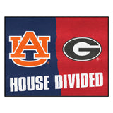House Divided - Auburn / Georgia Rug 34 in. x 42.5 in.