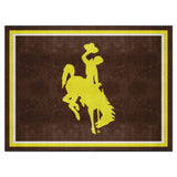 Wyoming Cowboys 8ft. x 10 ft. Plush Area Rug
