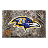 Baltimore Ravens Rubber Scraper Door Mat Camo