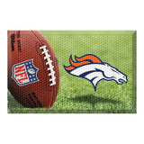 Denver Broncos Rubber Scraper Door Mat