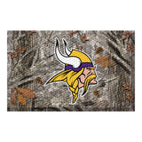 Minnesota Vikings Rubber Scraper Door Mat Camo