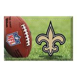 New Orleans Saints Rubber Scraper Door Mat