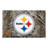 Pittsburgh Steelers Rubber Scraper Door Mat Camo