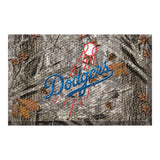 Los Angeles Dodgers Rubber Scraper Door Mat Camo, "Dodgers" Logo