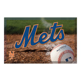 New York Mets Rubber Scraper Door Mat