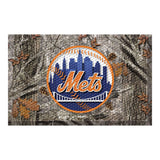 New York Mets Rubber Scraper Door Mat Camo
