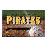 Pittsburgh Pirates Rubber Scraper Door Mat