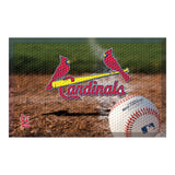 St. Louis Cardinals Rubber Scraper Door Mat