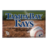 Tampa Bay Rays Rubber Scraper Door Mat