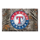 Texas Rangers Rubber Scraper Door Mat Camo