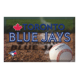 Toronto Blue Jays Rubber Scraper Door Mat