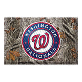 Washington Nationals Rubber Scraper Door Mat Camo