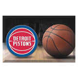 Detroit Pistons Rubber Scraper Door Mat