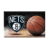 Brooklyn Nets Rubber Scraper Door Mat