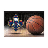 New Orleans Pelicans Rubber Scraper Door Mat