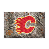 Calgary Flames Rubber Scraper Door Mat Camo