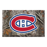 Montreal Canadiens Rubber Scraper Door Mat Camo