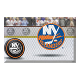 New York Islanders Rubber Scraper Door Mat