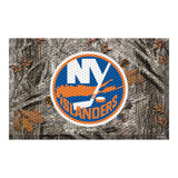 New York Islanders Rubber Scraper Door Mat Camo