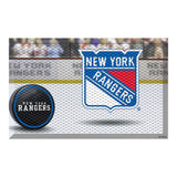 New York Rangers Rubber Scraper Door Mat