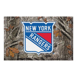 New York Rangers Rubber Scraper Door Mat Camo