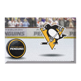 Pittsburgh Penguins Rubber Scraper Door Mat