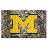 Michigan Wolverines Rubber Scraper Door Mat Camo