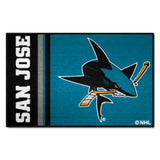 San Jose Sharks Starter Mat Accent Rug - 19in. x 30in., Uniform Design