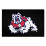Fresno State Bulldogs Starter Mat Accent Rug - 19in. x 30in., Black