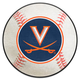 Virginia Cavaliers Baseball Rug - 27in. Diameter