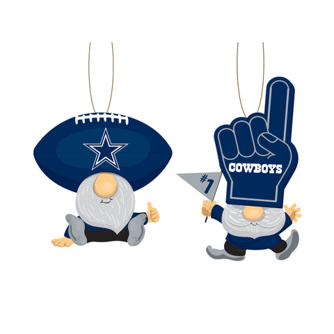 Dallas Cowboys Ornament Gnome Fan 2 Pack