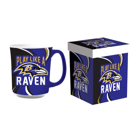 Baltimore Ravens Coffee Mug 14oz Ceramic with Matching Box